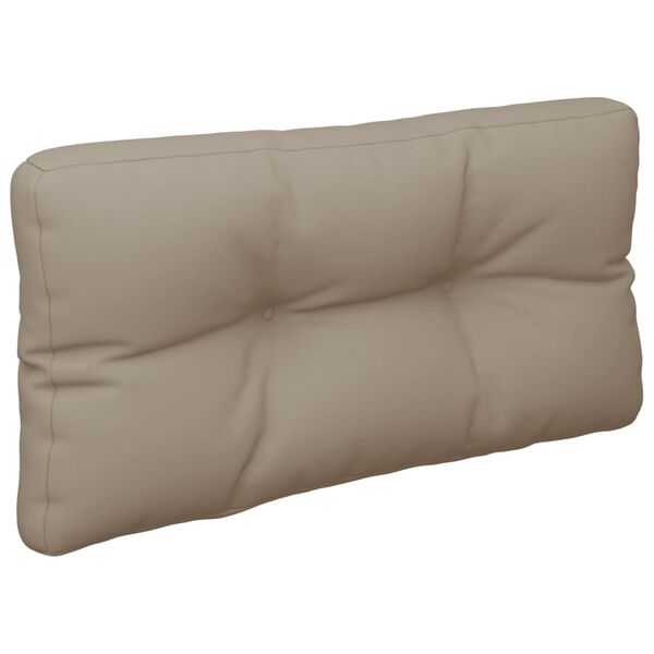 vidaXL Pallet Cushion Taupe 70x40x12 cm Fabric