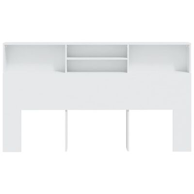 vidaXL Headboard Cabinet White 180x19x103.5 cm, white vidaXL Headboard Cabinet White 180x19x103.5 cm