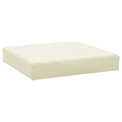 vidaXL Pallet Cushion Cream 60x60x6 cm Oxford Fabric, cream vidaXL Pallet Cushion Cream 60x60x6 cm Oxford Fabric
