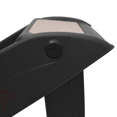 vidaXL Folding Dog Stairs Black 62x40x49.5 cm, black vidaXL Folding Dog Stairs Black 62x40x49.5 cm