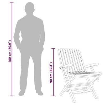 vidaXL Folding Garden Chairs 2 pcs 61x67x90 cm Solid Wood Teak,  vidaXL Folding Garden Chairs 2 pcs 61x67x90 cm Solid Wood Teak