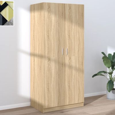 vidaXL Wardrobe Sonoma Oak 80x52x180 cm Engineered Wood, sonoma oak vidaXL Wardrobe Sonoma Oak 80x52x180 cm Engineered Wood