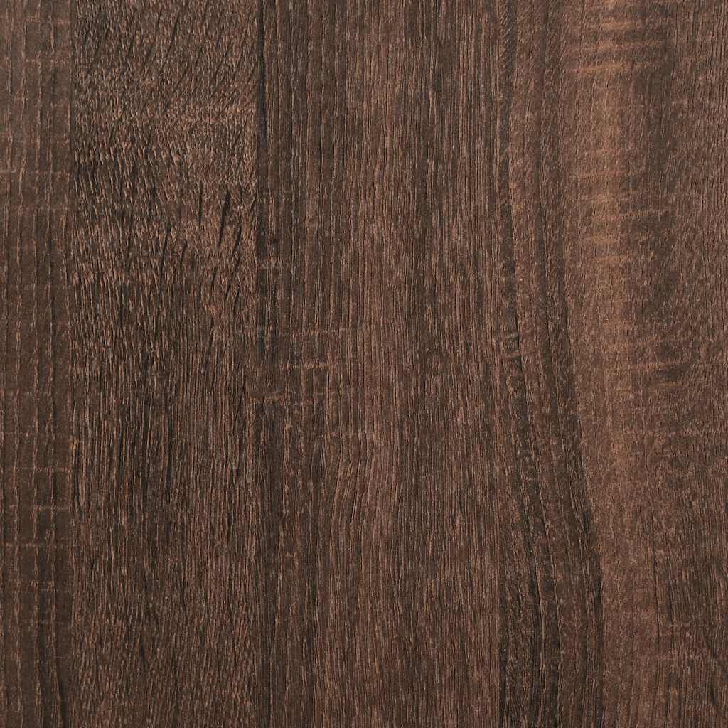 vidaXL Bedside Cabinets 2 pcs Brown Oak 38x35x56 cm Engineered Wood
