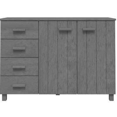vidaXL Sideboard HAMAR Dark Grey 113x40x80 cm Solid Wood Pine, dark grey vidaXL Sideboard HAMAR Dark Grey 113x40x80 cm Solid Wood Pine