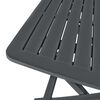 vidaXL 3 Piece Folding Bistro Set Plastic Anthracite