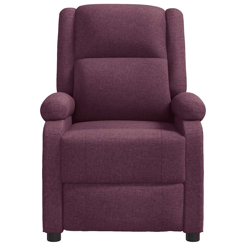vidaXL Recliner Chair Cream Fabric