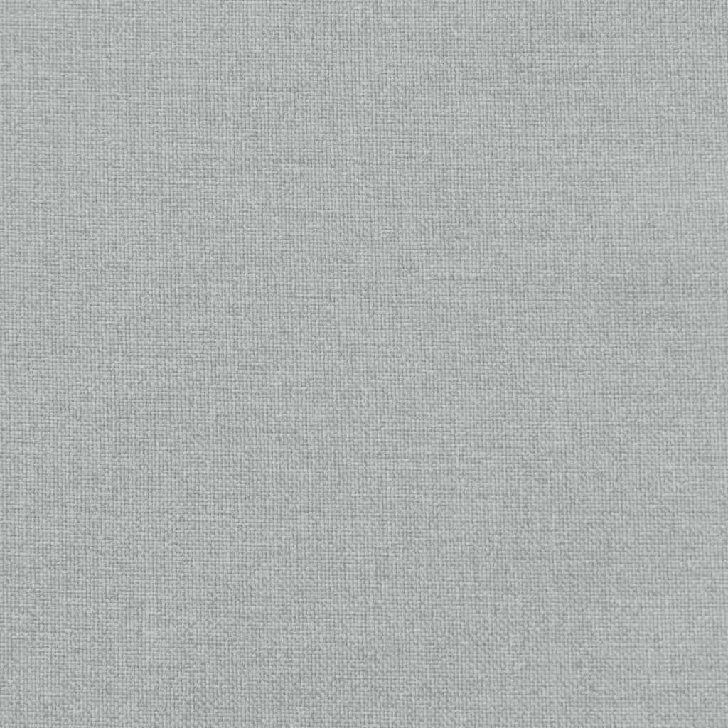 vidaXL Garden Bench Cushions 2 pcs Melange Light Grey 100x50x7 cm Fabric