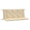 vidaXL Garden Bench Cushions 2 pcs Beige 120x50x7 cm Oxford Fabric