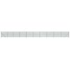 vidaXL Chain Link Fence with Spike Anchors Green 1.6x25 m