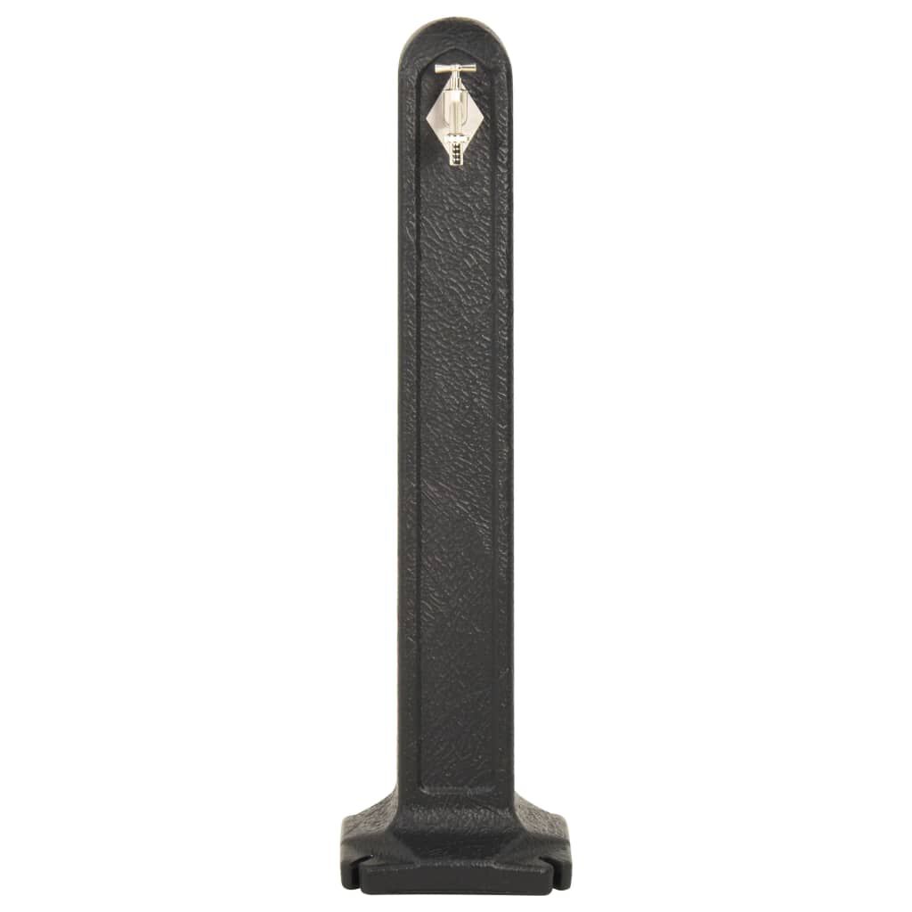 vidaXL Garden Tanker with Faucet Anthracite Stone Look