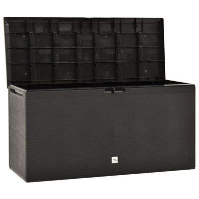 vidaXL Garden Storage Box Anthracite 114x47x60 cm, anthracite vidaXL Garden Storage Box Anthracite 114x47x60 cm