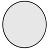 vidaXL Wall Mirror Black Ø 40 cm Round