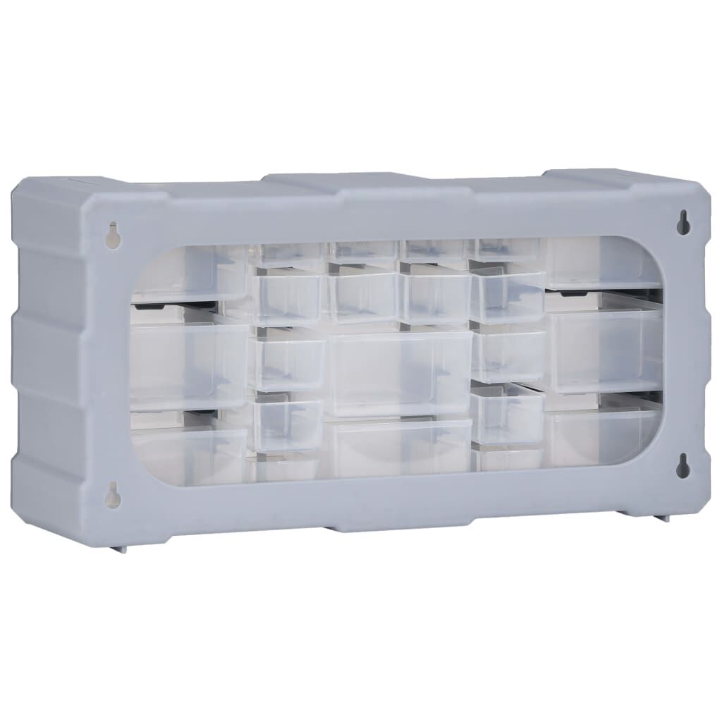 vidaXL Multi-drawer Organiser with 22 Drawers 49x16x25.5 cm