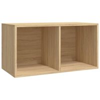 vidaXL Vinyl Storage Box Sonoma Oak 71x34x36 cm Engineered Wood, sonoma oak vidaXL Vinyl Storage Box Sonoma Oak 71x34x36 cm Engineered Wood