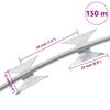 vidaXL BTO-22 Clipped Concertina Razor Wire Galvanised Steel 150 m