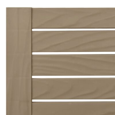 vidaXL Sun Lounger Light Brown 155x58x83 cm Polypropylene, light brown vidaXL Sun Lounger Light Brown 155x58x83 cm Polypropylene