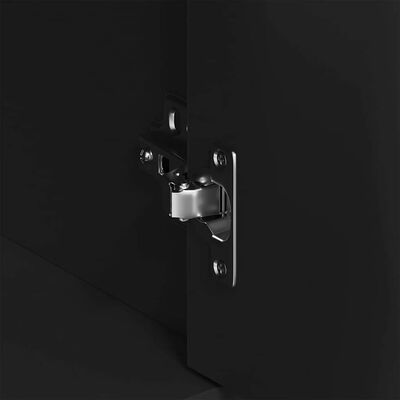 vidaXL Sideboard Black 88x30x70 cm Engineered Wood, black vidaXL Sideboard Black 88x30x70 cm Engineered Wood