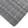 vidaXL Folding Stool Poly Rattan Grey
