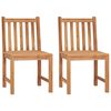 vidaXL 3 Piece Garden Dining Set 80x80 cm Solid Teak Wood