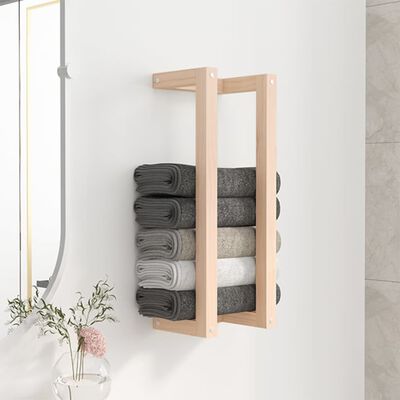vidaXL Towel Rack 23x18x60 cm Solid Wood Pine,  vidaXL Towel Rack 23x18x60 cm Solid Wood Pine