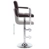 vidaXL Bar Stools 2 pcs Brown Faux Leather