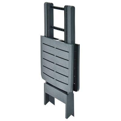 vidaXL Folding Garden Table Green 79x72x70 cm Plastic, green vidaXL Folding Garden Table Green 79x72x70 cm Plastic