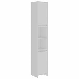 vidaXL Bathroom Cabinet White 30x30x183,5 cm Engineered Wood