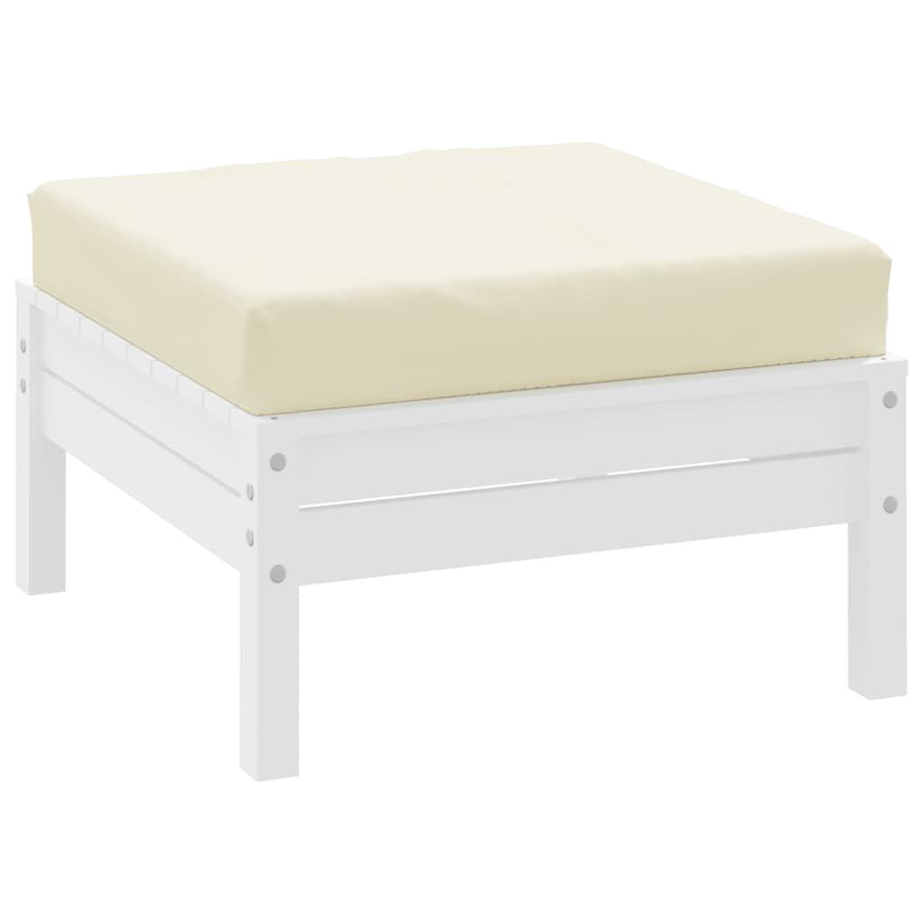 vidaXL Pallet Cushion Cream 60x60x6 cm Oxford Fabric
