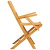 vidaXL Folding Garden Chairs 8 pcs 55x61x90 cm Solid Wood Teak