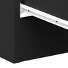 vidaXL Bedside Cabinets 2 pcs Black 38x35x56 cm Engineered Wood