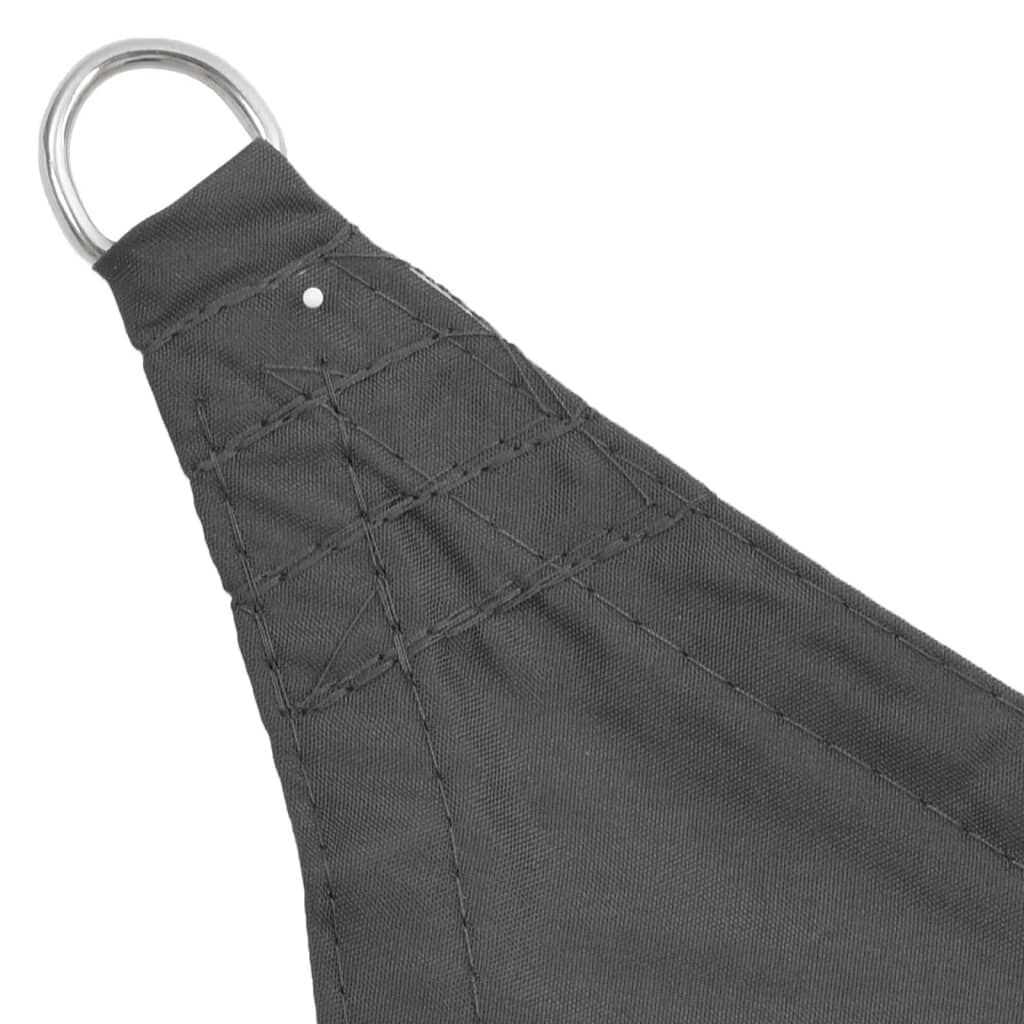vidaXL Sunshade Sail Oxford Fabric Triangular 5x5x5 m Anthracite