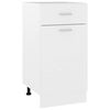 vidaXL Drawer Bottom Cabinet Lyon White 40x46x81.5 cm Engineered Wood