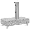 vidaXL Umbrella Base Light Grey 45x25x8.3 cm Granite