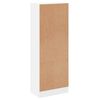 vidaXL 3-Tier Book Cabinet White 40x24x109 cm Engineered Wood