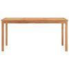 vidaXL 5 Piece Garden Dining Set 160x80 cm Solid Teak Wood