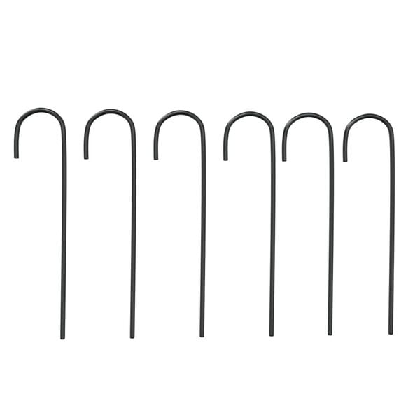 vidaXL Garden Arch Black Ø180x255 cm Steel