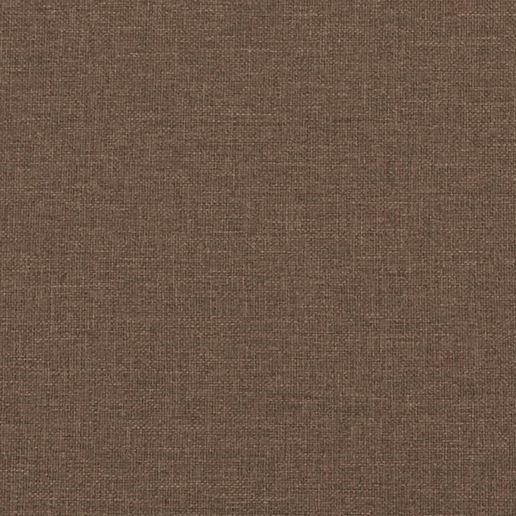 vidaXL Recliner Chair Brown Fabric