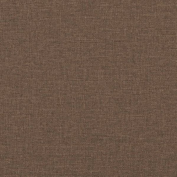 vidaXL Recliner Chair Brown Fabric