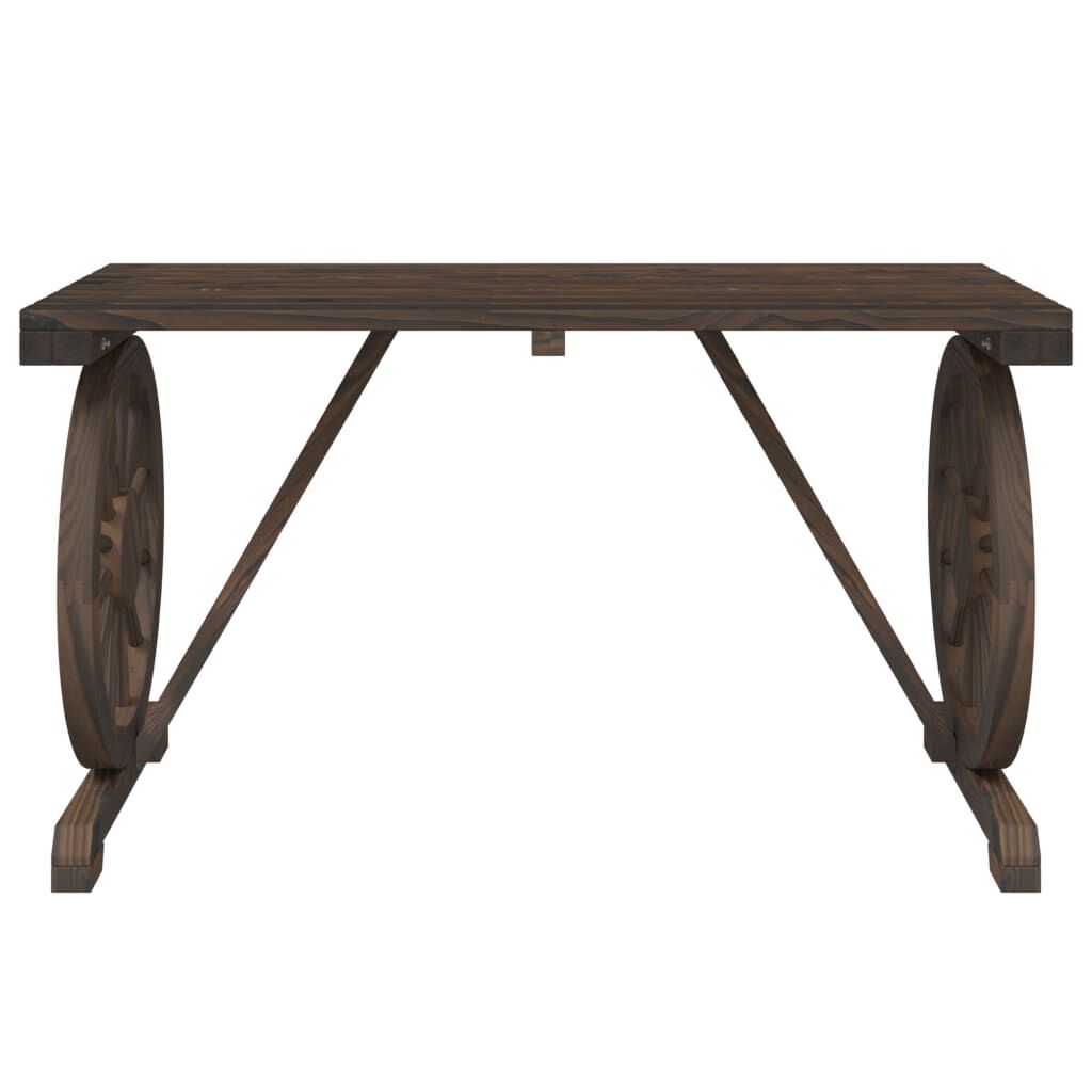 vidaXL Garden Table 115x55x65 cm Solid Wood Fir