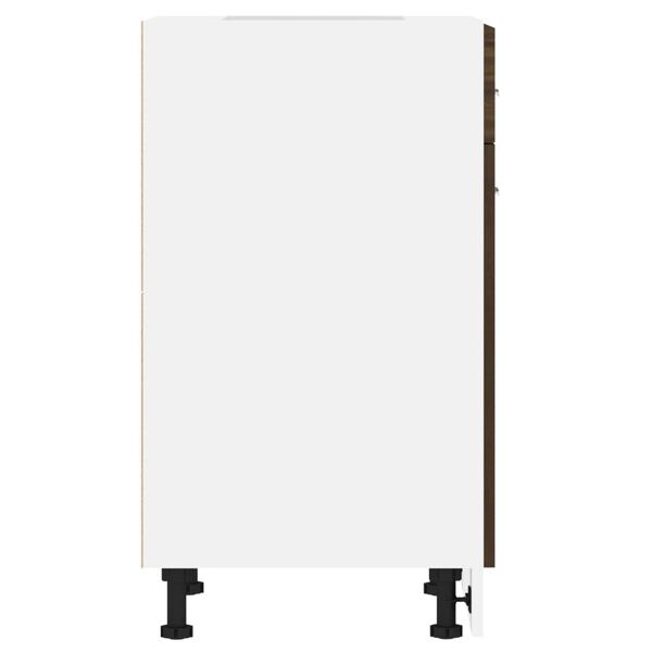 vidaXL Drawer Bottom Cabinet Lyon Brown Oak 50x46x81.5 cm Engineered Wood