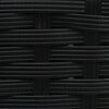vidaXL 5 Piece Garden Lounge Set with Cushions Poly Rattan Black