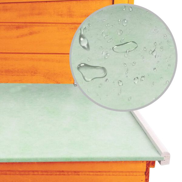 vidaXL Outdoor Chicken Cage Hen House with 1 Egg Cage Wood