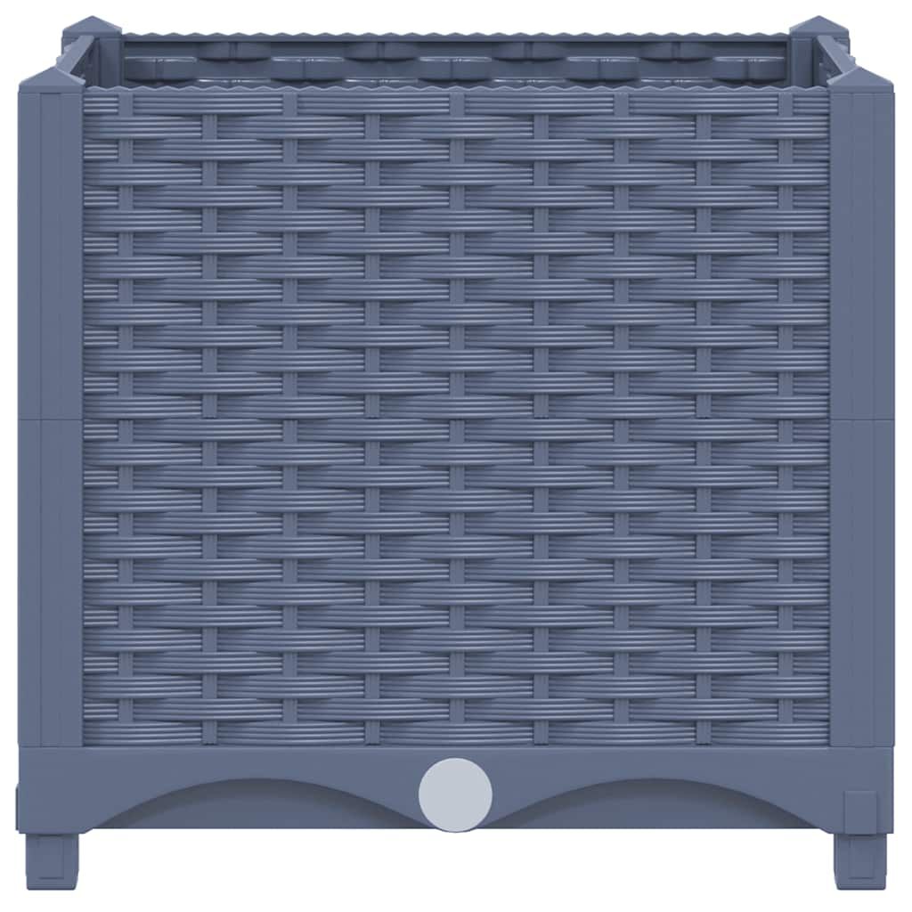 vidaXL Raised Bed 40x40x38 cm Polypropylene, blue grey vidaXL Raised Bed 40x40x38 cm Polypropylene