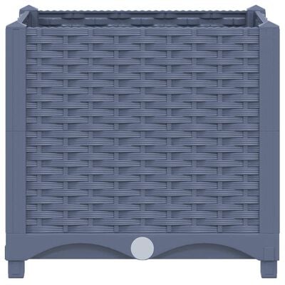 vidaXL Raised Bed 40x40x38 cm Polypropylene, blue grey vidaXL Raised Bed 40x40x38 cm Polypropylene
