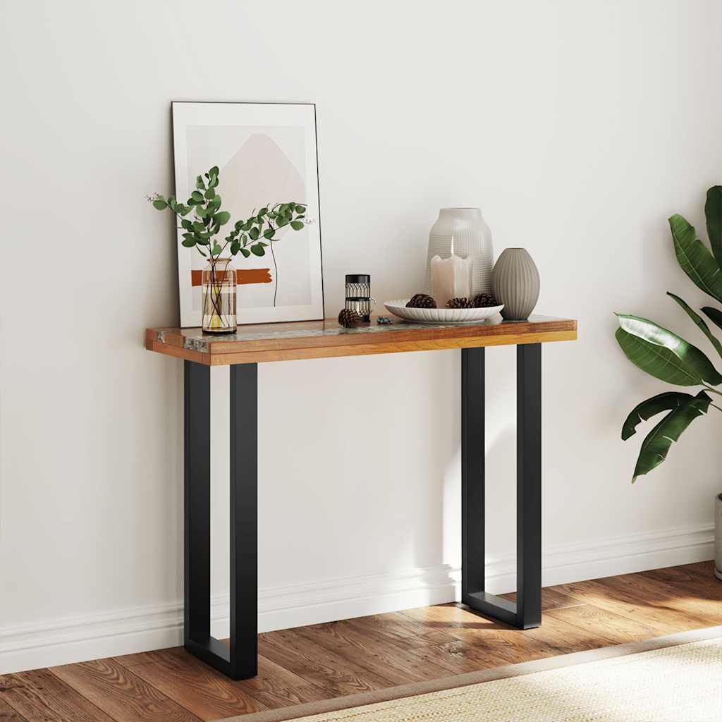 vidaXL Console Table Teak 100x35x75 cm