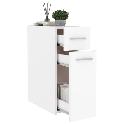 vidaXL Apothecary Cabinet White 20x45.5x60 cm Engineered Wood, white vidaXL Apothecary Cabinet White 20x45.5x60 cm Engineered Wood