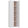 vidaXL Office Cabinet High Gloss White 60x32x190 cm Engineered Wood