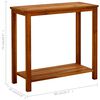 vidaXL Garden Console Table 80x35x75 cm Solid Acacia Wood