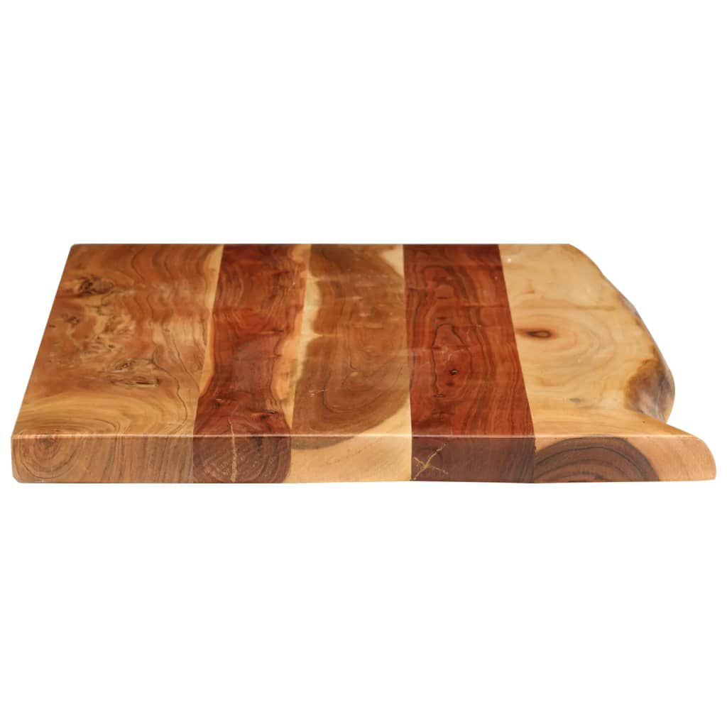 vidaXL Bathroom Vanity Top Solid Acacia Wood 100x52x3.8 cm