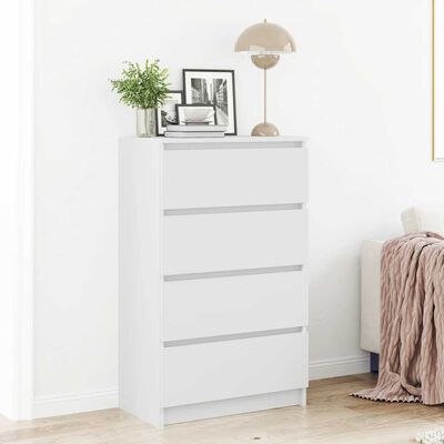 vidaXL Sideboard White 60x35x98.5 cm Engineered Wood, white vidaXL Sideboard White 60x35x98.5 cm Engineered Wood